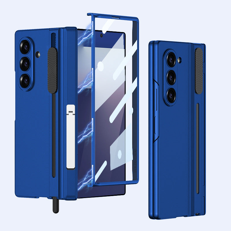 Magnetic Hinge Hidden Bracket All-included Case With Pen Box For Galaxy Z Fold 7