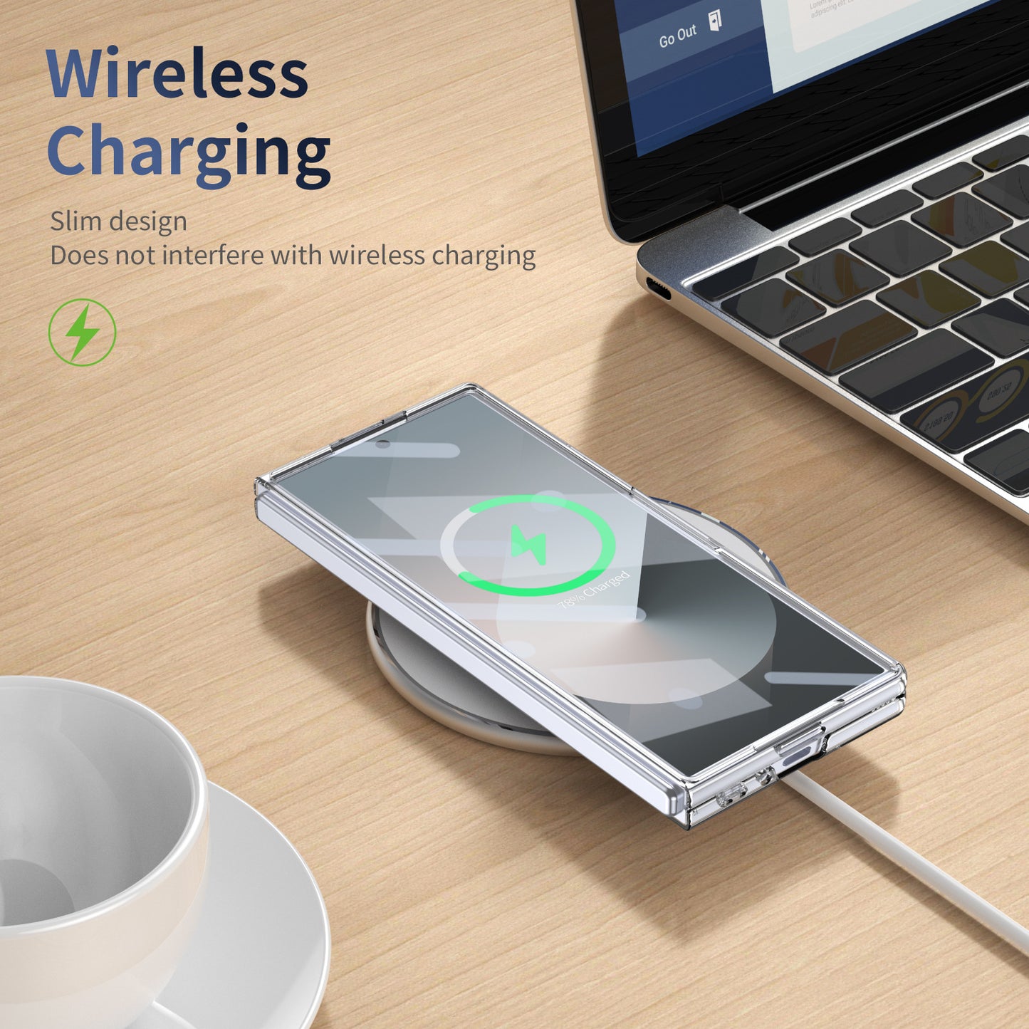 Metal Bracket Clear Shockproof Phone Case With Screen Protector For Galaxy Z Fold 6/5/4