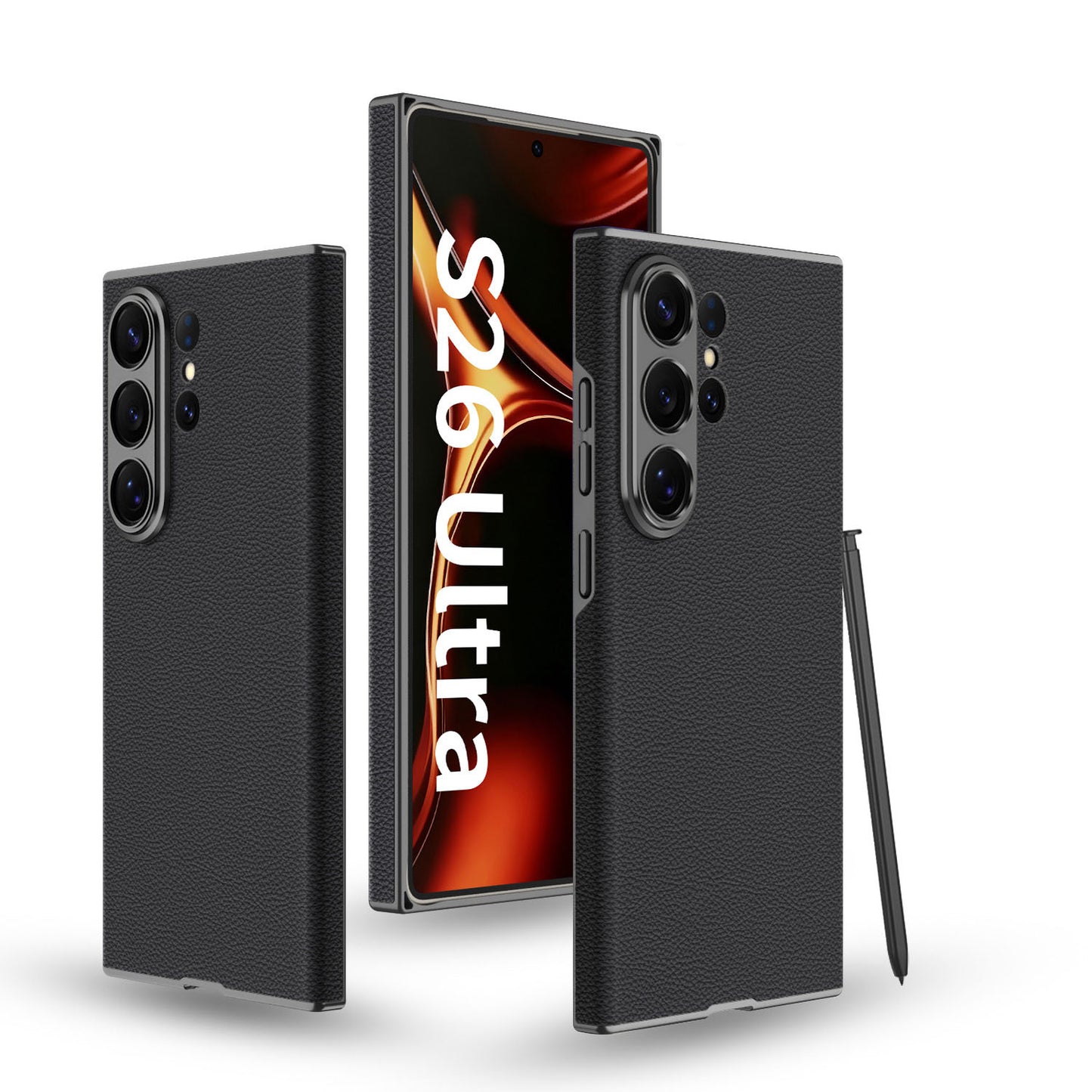 Leather Shockproof Phone Case For Galaxy S26 S25 S24 S23 Ultra