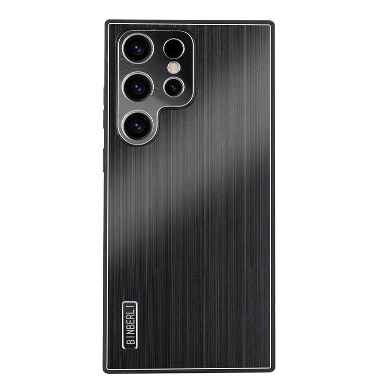 Brushed Metal Phone Case For Samsung Galaxy - Mycasety Mycasety