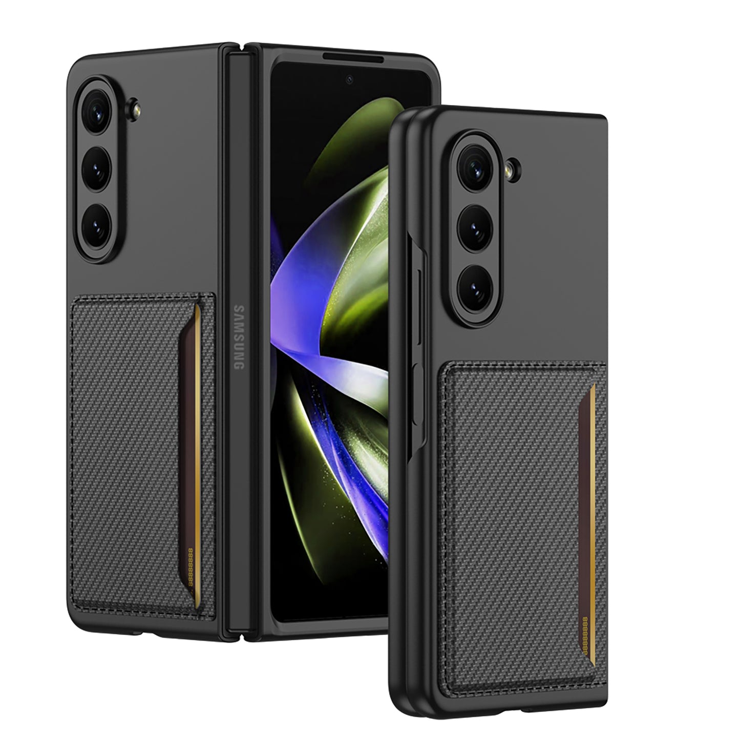 Luxury Card Holder All-inclusive Phone Case For Samsung Galaxy Z Fold 5/4/3 5G - Mycasety Mycasety