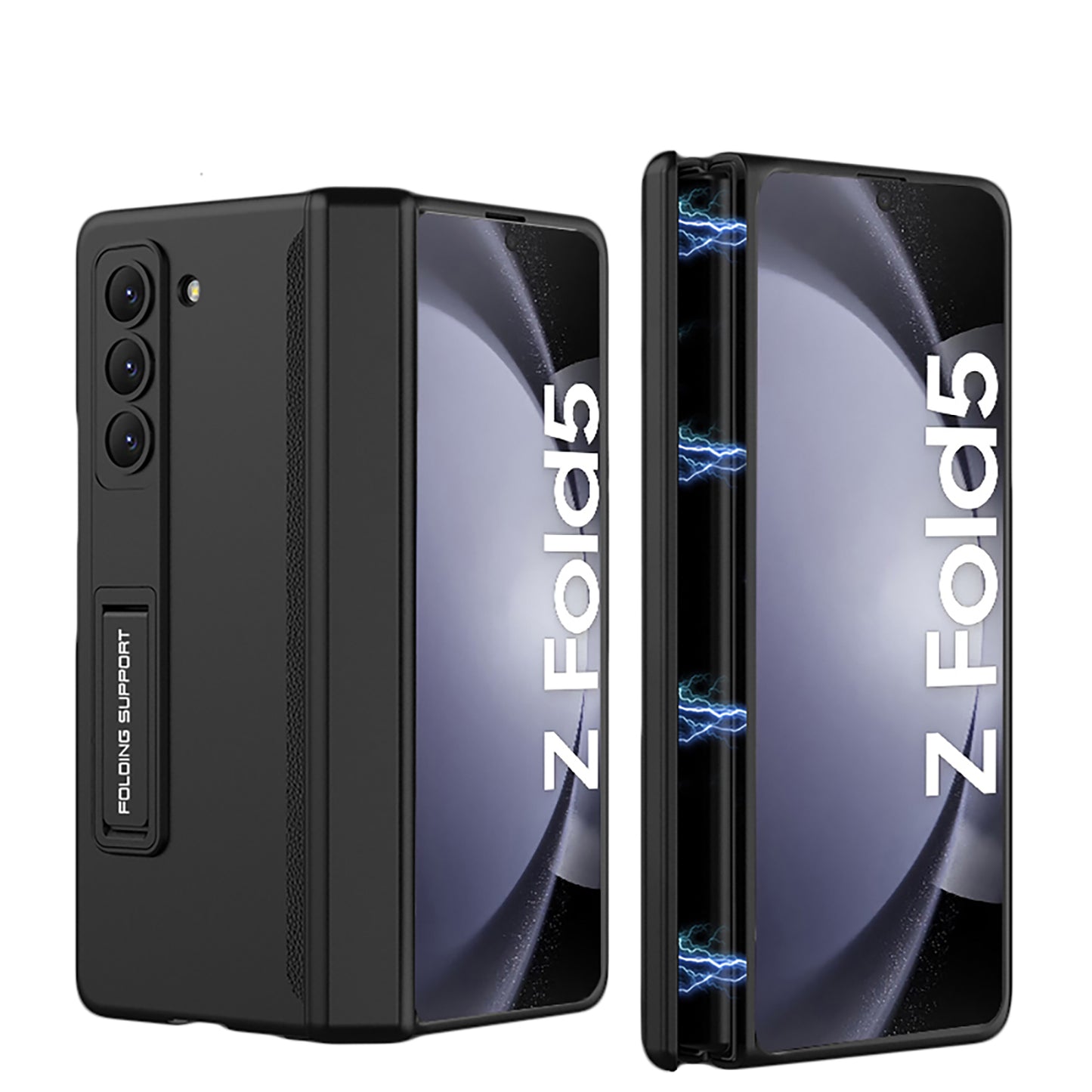 Magnetic Hinge Hidden Bracket All-included Case For Samsung Galaxy Z Fold5 Fold4 Fold3 Fold2 - mycasety2023 Mycasety