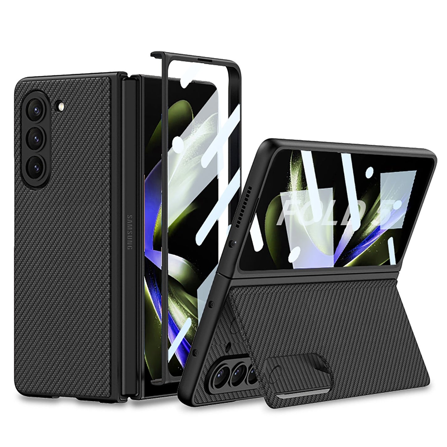Business Samsung Galaxy Z Fold5 Full Inclusive Leather Case - Mycasety Mycasety