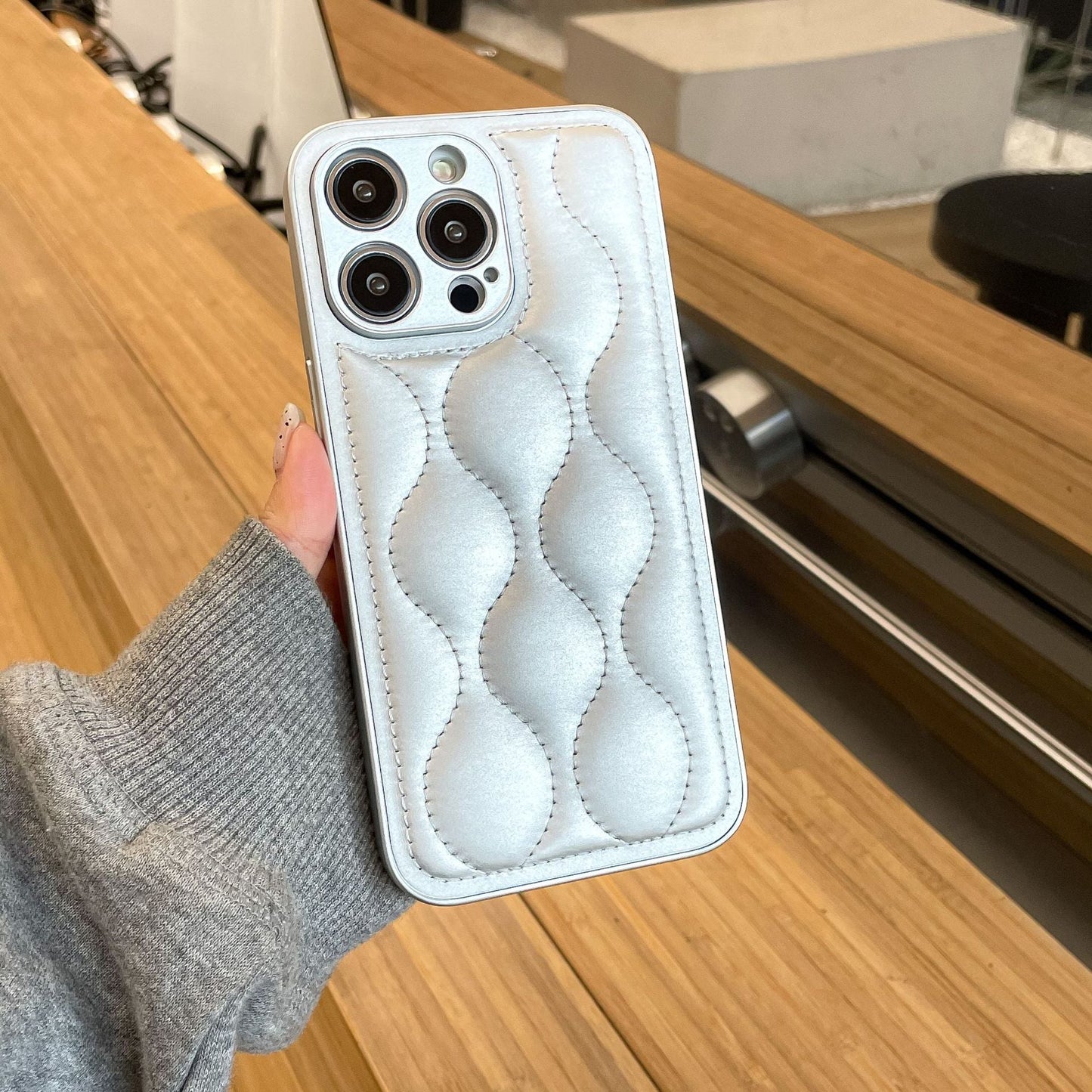 Luxury Puffer Air Phone Case For iPhone Series - mycasety2023 Mycasety