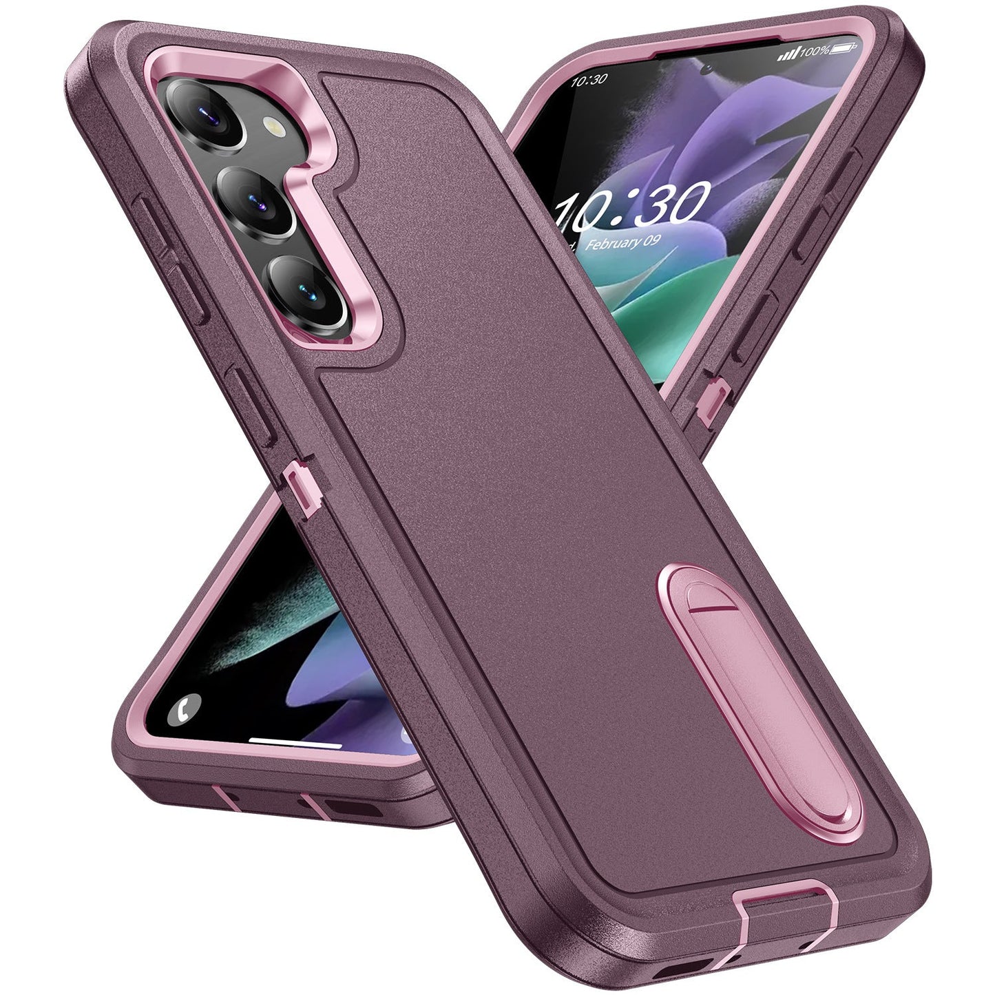Triple Defense Anti-drop Protection Phone Case With Invisible Bracket For Samsung Galaxy S23 S22 Ultra Plus - mycasety2023 Mycasety
