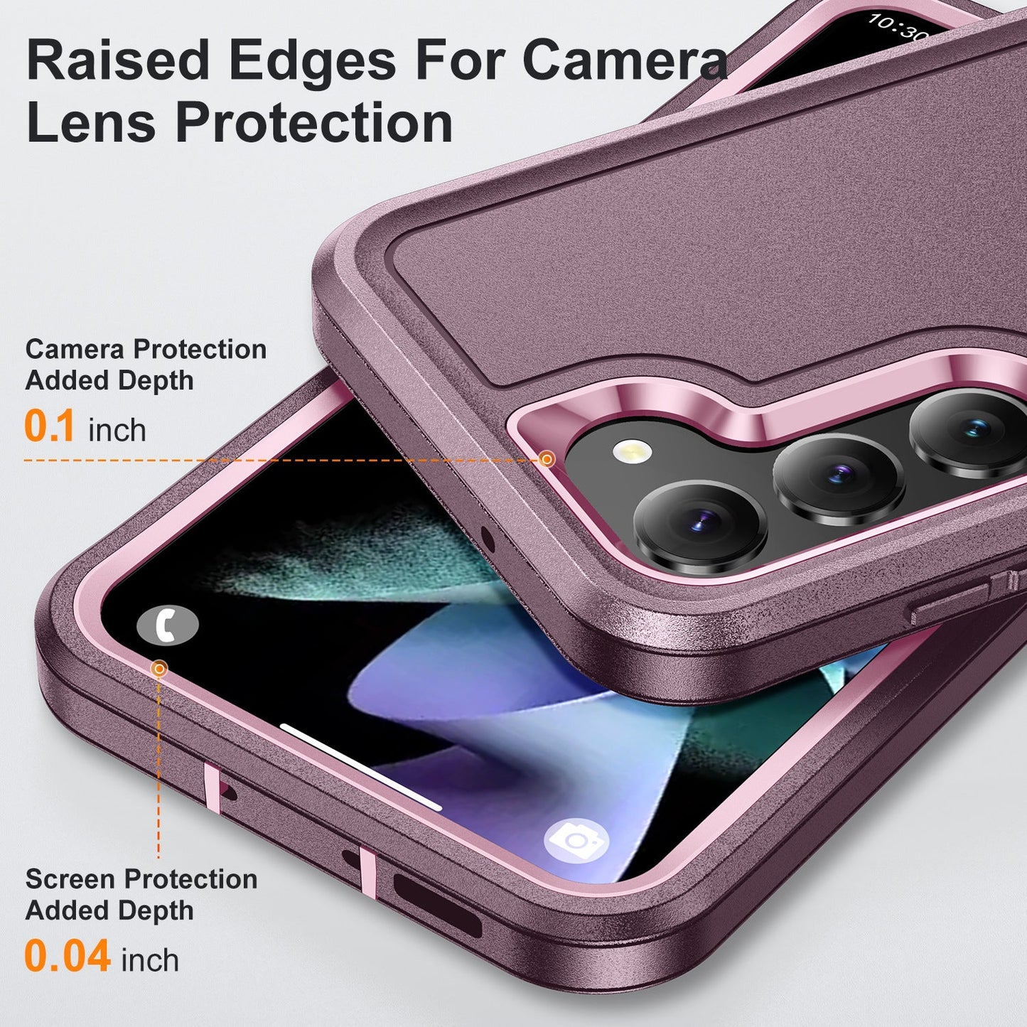 Triple Defense Anti-drop Protection Phone Case With Invisible Bracket For Samsung Galaxy S23 S22 Ultra Plus - mycasety2023 Mycasety