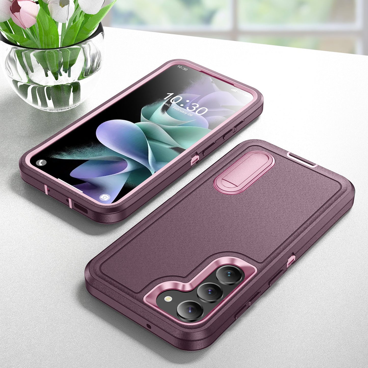 Triple Defense Anti-drop Protection Phone Case With Invisible Bracket For Samsung Galaxy S23 S22 Ultra Plus - mycasety2023 Mycasety