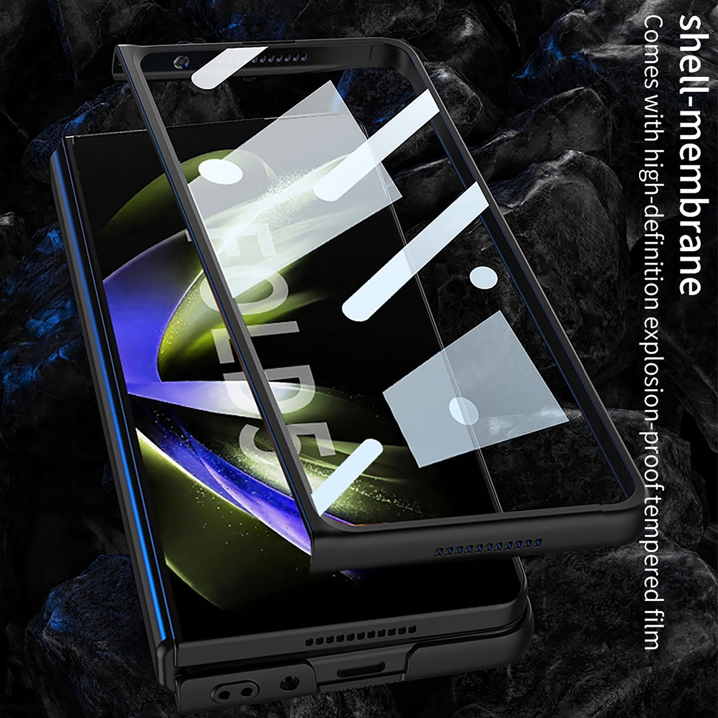 Business Samsung Galaxy Z Fold5 Full Inclusive Leather Case - Mycasety Mycasety