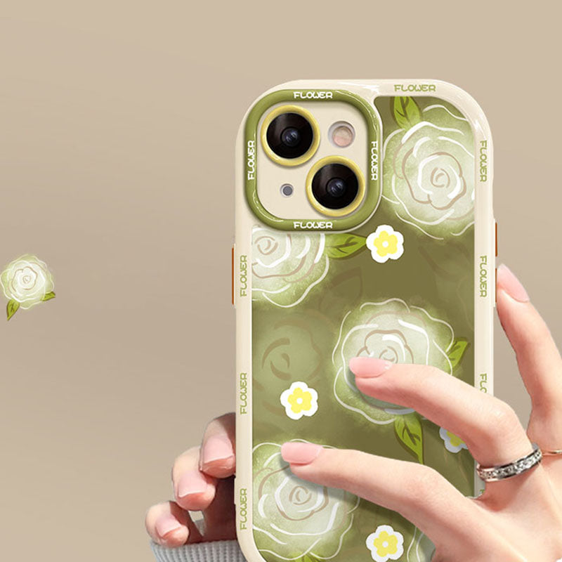 New Green Rose Bracelet iPhone Case - Mycasety Mycasety