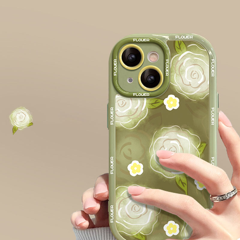New Green Rose Bracelet iPhone Case - Mycasety Mycasety