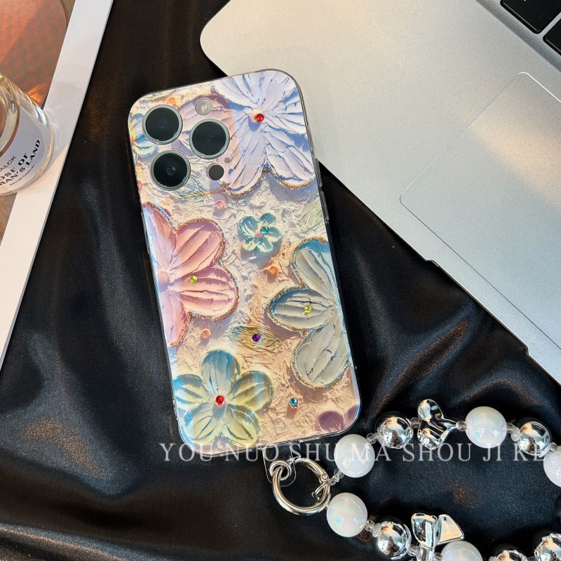 Vintage Oil Painting Flower iPhone Case - {{ shop_name}} varyfun
