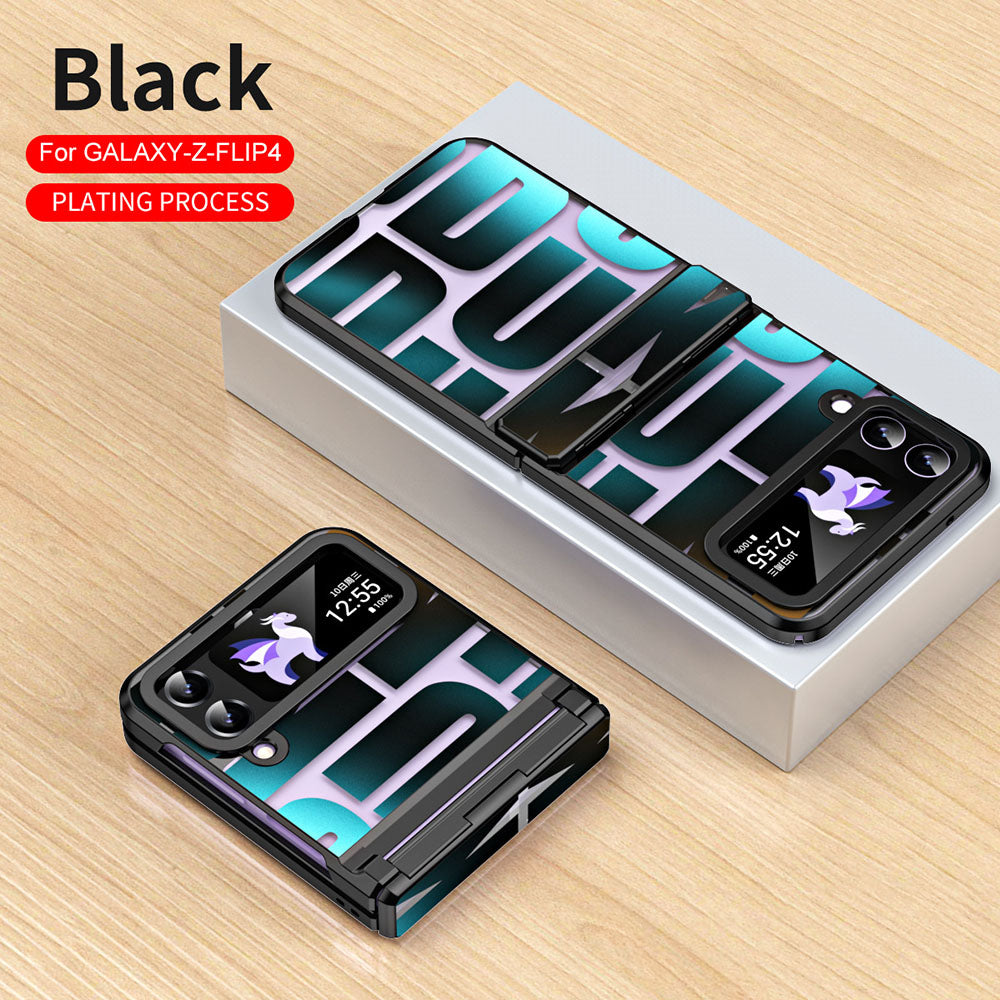 Phantom Plating Phone Case For Samsung Galaxy Z Flip5 Flip4 Flip3 5G - Mycasety Mycasety