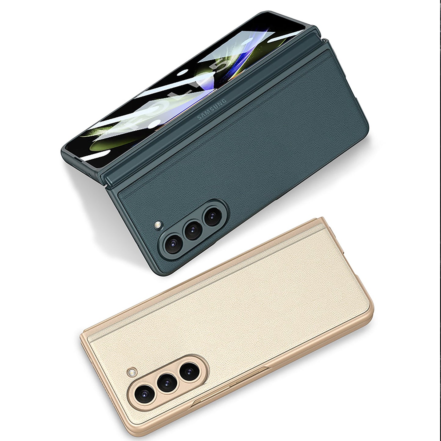 Business Samsung Galaxy Z Fold5 Full Inclusive Leather Case - Mycasety Mycasety