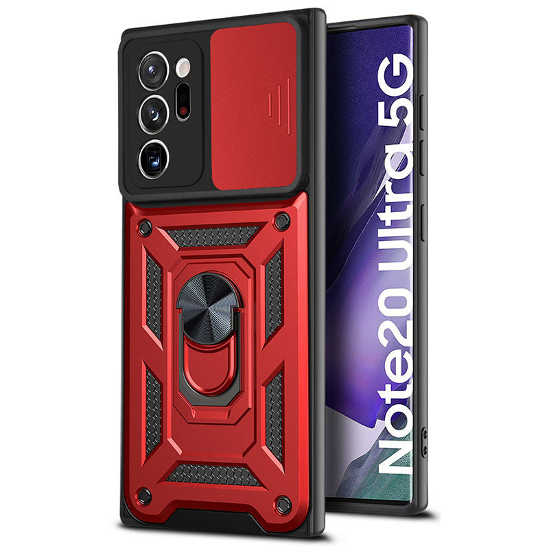 Armor Anti-fall Invisible Bracket Lens Protective Case For Samsung Galaxy S24 S23 S22 S21 S20 Ultra Plus Note20 Ultra - Mycasety Mycasety