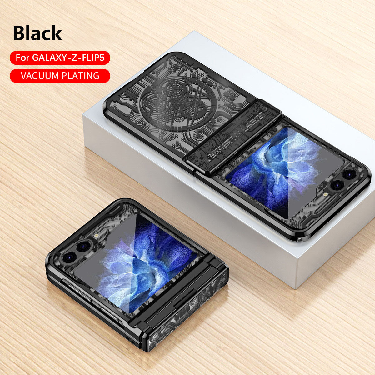 Cyberpunk Style Phone Case For Samsung Galaxy Z Flip5 Flip4 Flip3 5G - Mycasety Mycasety