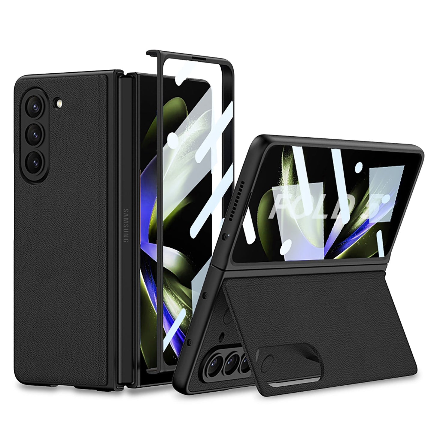 Business Samsung Galaxy Z Fold5 Full Inclusive Leather Case - Mycasety Mycasety