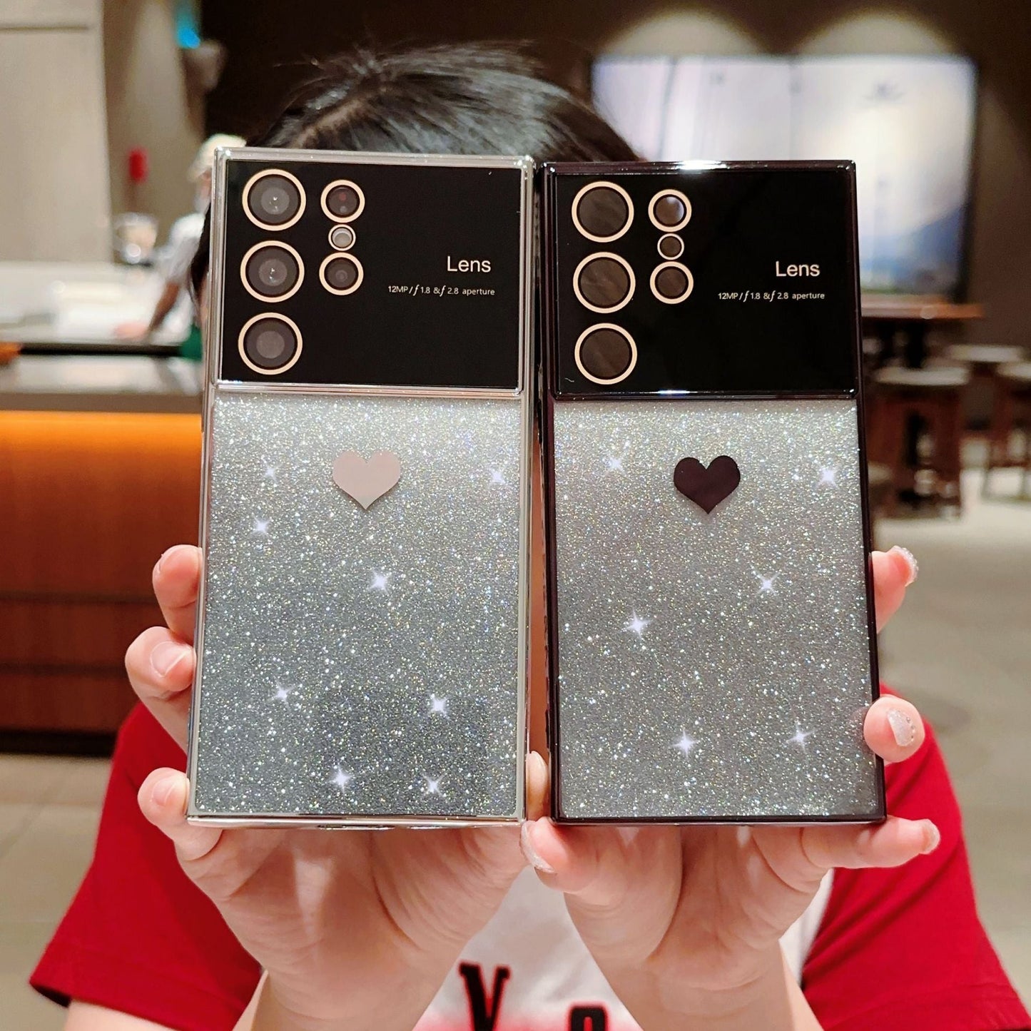 Ins Hot Glitter Powder Bling Protective Phone Case For Samsung Galaxy - Mycasety Mycasety