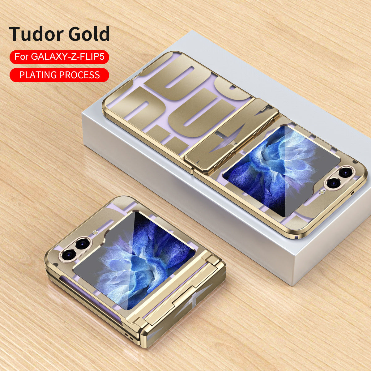 Phantom Plating Phone Case For Samsung Galaxy Z Flip5 Flip4 Flip3 5G - Mycasety Mycasety