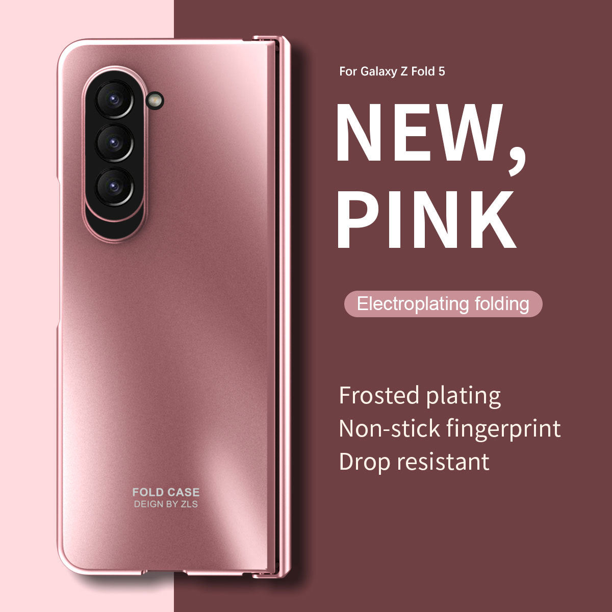 Electroplating All-inclusive Drop-proof Galaxy Z Fold5 Fold4 Case with Screen Protector - Mycasety Mycasety