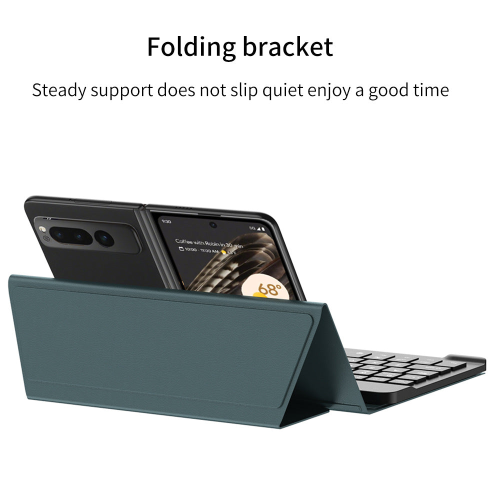 Google Pixel Fold Keyboard Holster Case WIth Pen Slot Stylus - Mycasety Mycasety