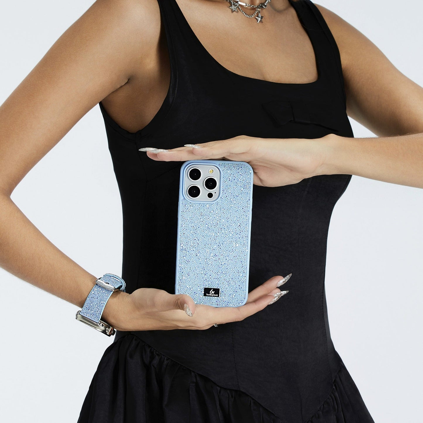 Luxurious Crystal Anti-fall Protective iPhone Case - Mycasety Mycasety