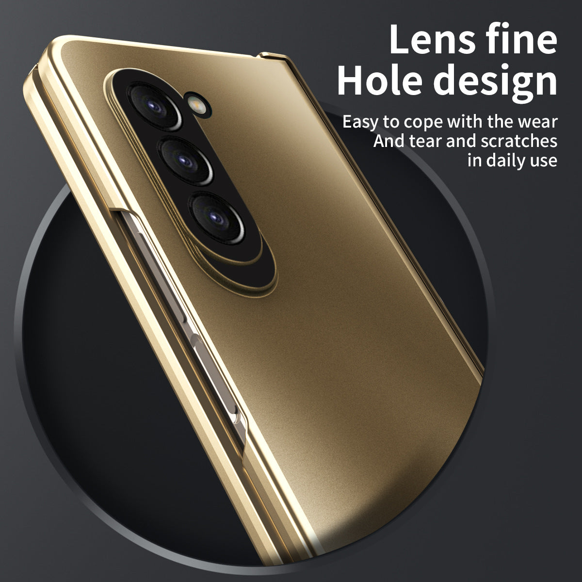 Electroplating All-inclusive Drop-proof Galaxy Z Fold5 Fold4 Case with Screen Protector - Mycasety Mycasety