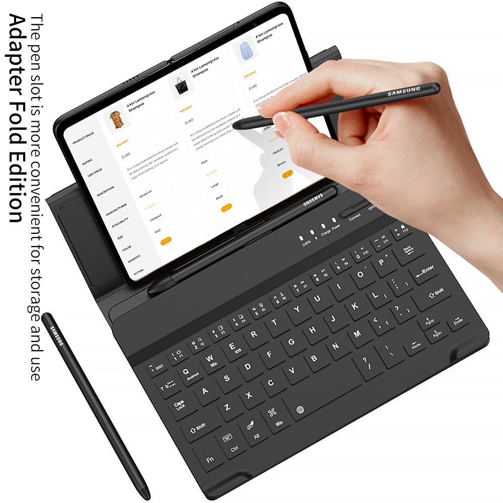 Google Pixel Fold Keyboard Holster Case WIth Pen Slot Stylus - Mycasety Mycasety