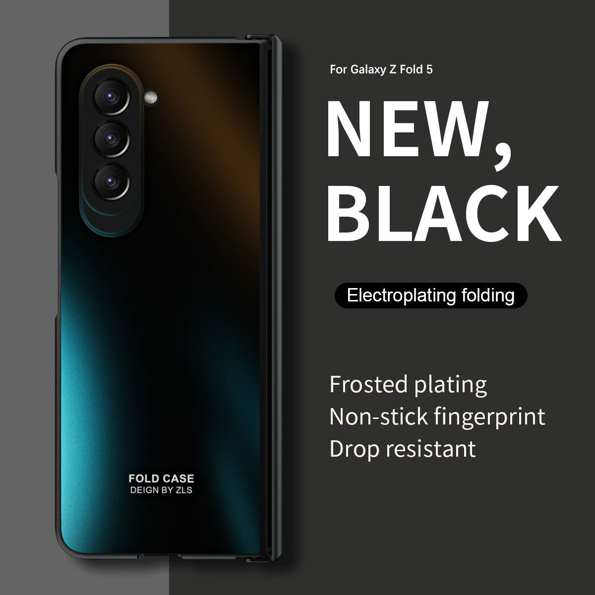 Electroplating All-inclusive Drop-proof Galaxy Z Fold5 Fold4 Case with Screen Protector - Mycasety Mycasety