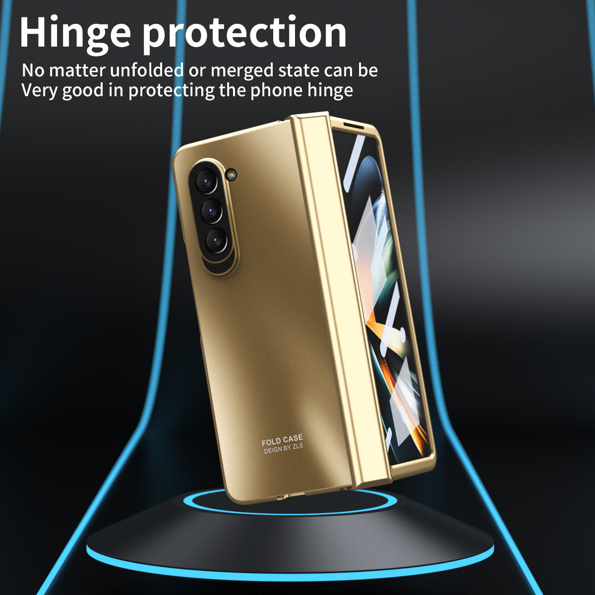 Electroplating All-inclusive Drop-proof Galaxy Z Fold5 Fold4 Case with Screen Protector - Mycasety Mycasety