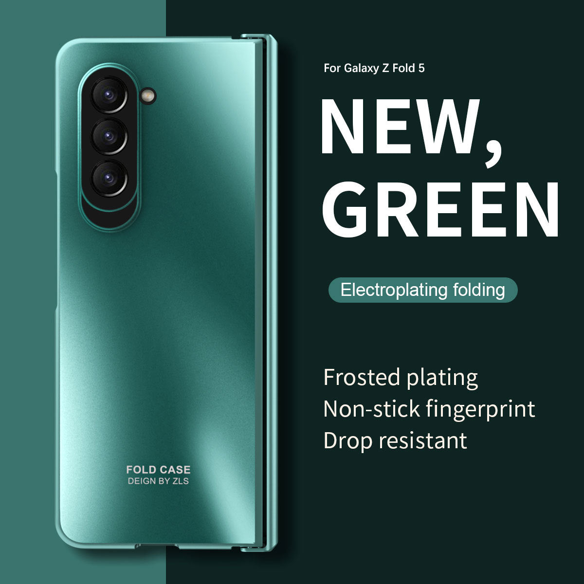 Electroplating All-inclusive Drop-proof Galaxy Z Fold5 Fold4 Case with Screen Protector - Mycasety Mycasety