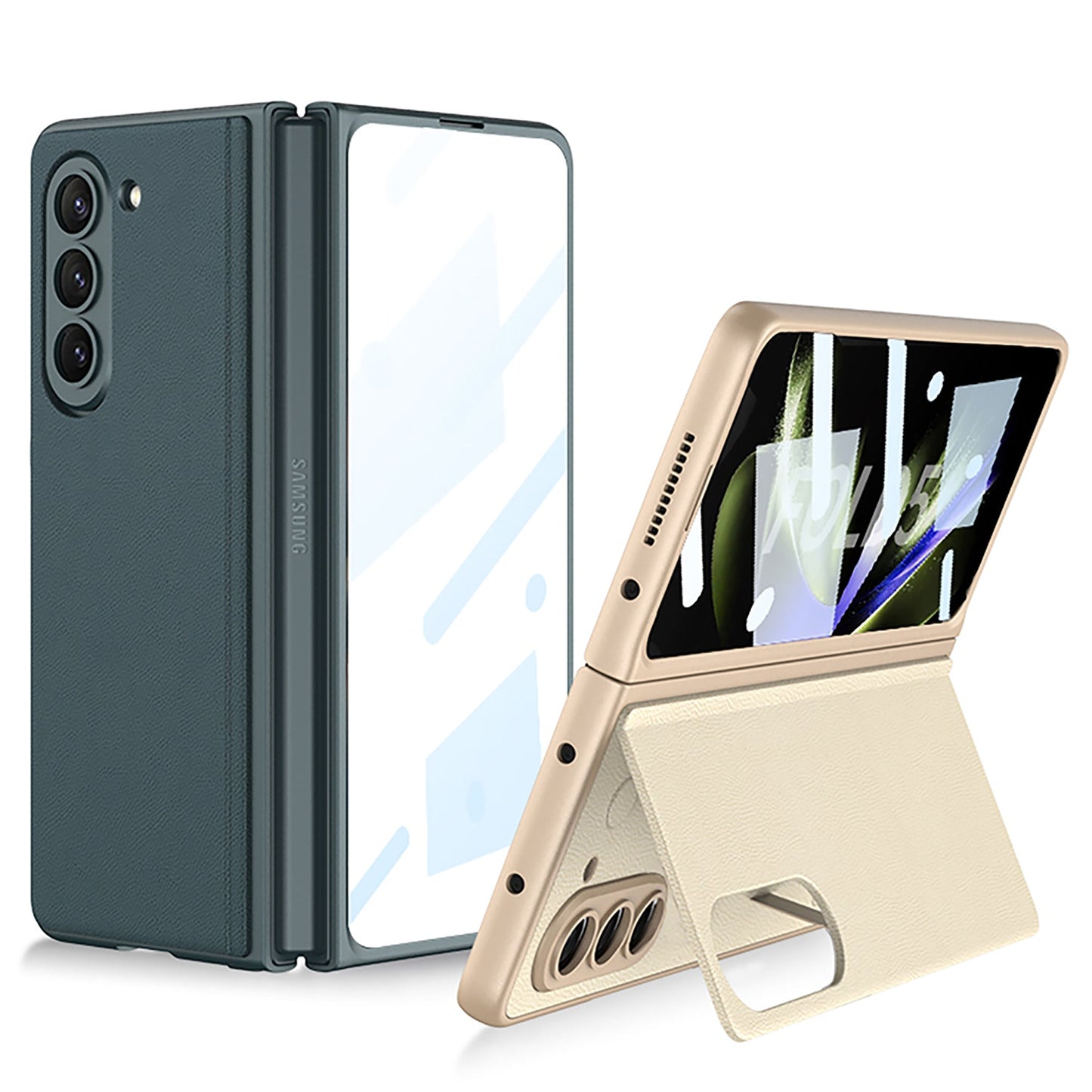 Business Samsung Galaxy Z Fold5 Full Inclusive Leather Case - Mycasety Mycasety