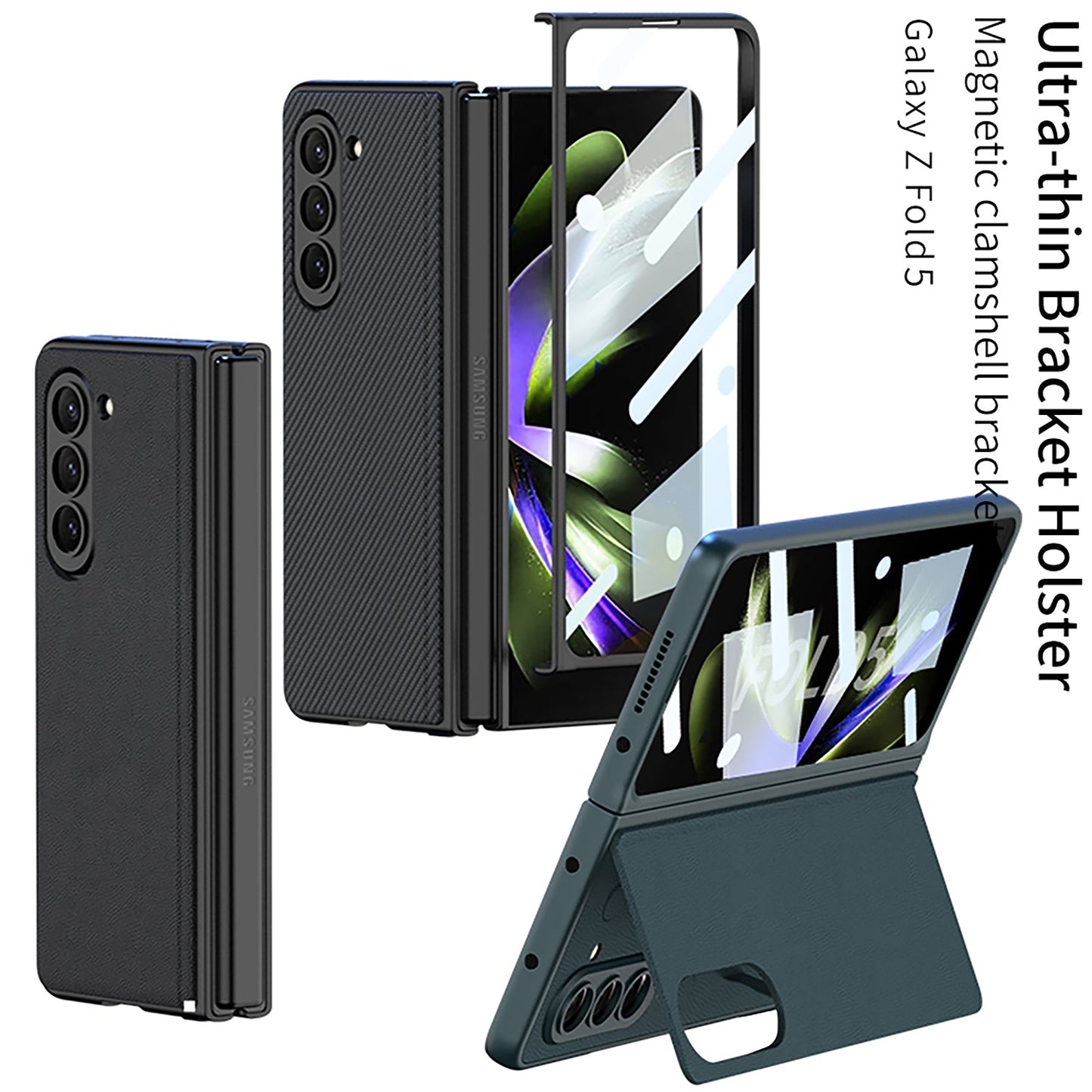 Business Samsung Galaxy Z Fold5 Full Inclusive Leather Case - Mycasety Mycasety