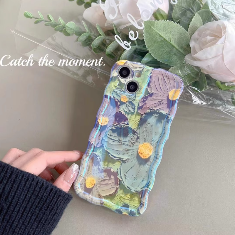 Oil Painting Flower Bracelet iPhone Case – MYCASETY Oil Painting Flower Bracelet iPhone Case – MYCASETY