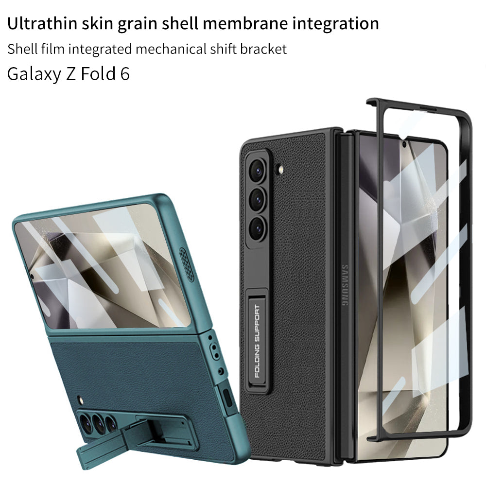 Luxury Leather Shockproof Phone Case With Screen Protector For Galaxy Z Fold6