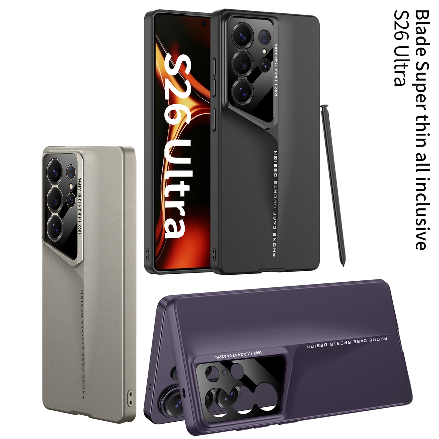 Luxury All-inclusive Anti-fall Protective Phone Case For Galaxy S26 S25 S24 S23 S22 Ultra