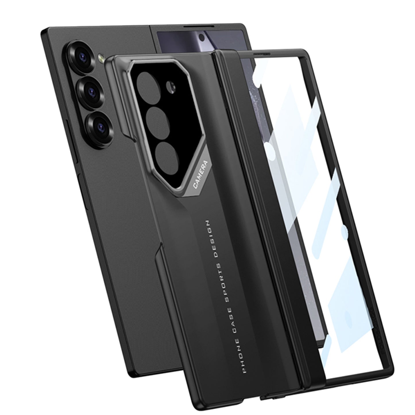 Magnetic Hinge Shockproof Phone Case With Screen Protector For Galaxy Z Fold 6/5/4