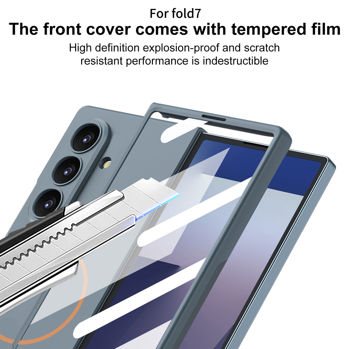 Ultra-thin Magbetic Phone Case With Screen Protector For Galaxy Z Fold7/6