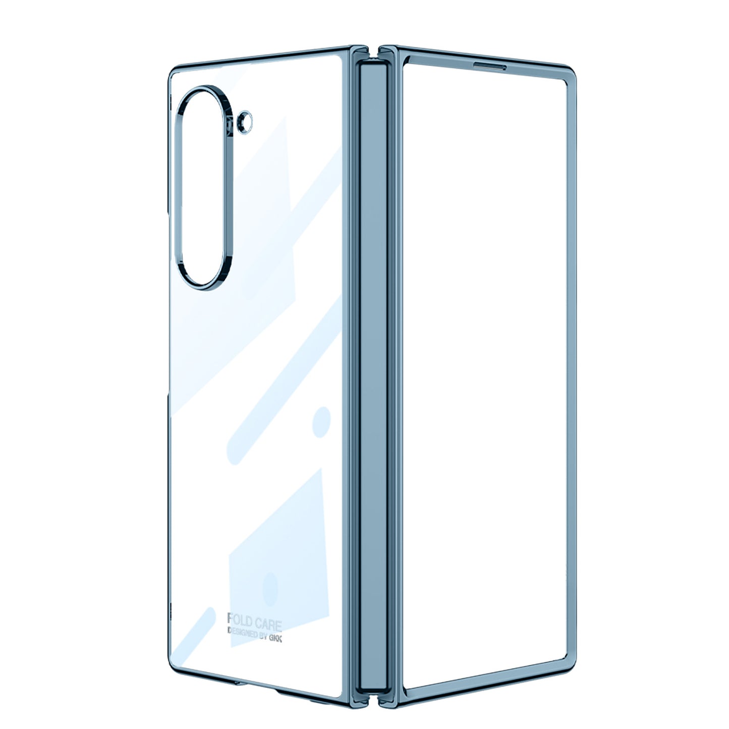 Transparent Electroplating Shockproof Phone Case For Galaxy Z Fold 6