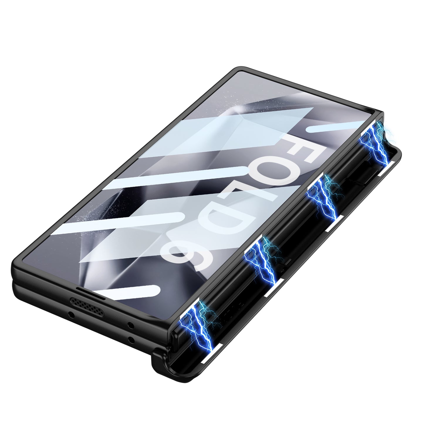 Magnetic Hinge Bracket Shockproof Phone Case With Screen Protector For Galaxy Z Fold6