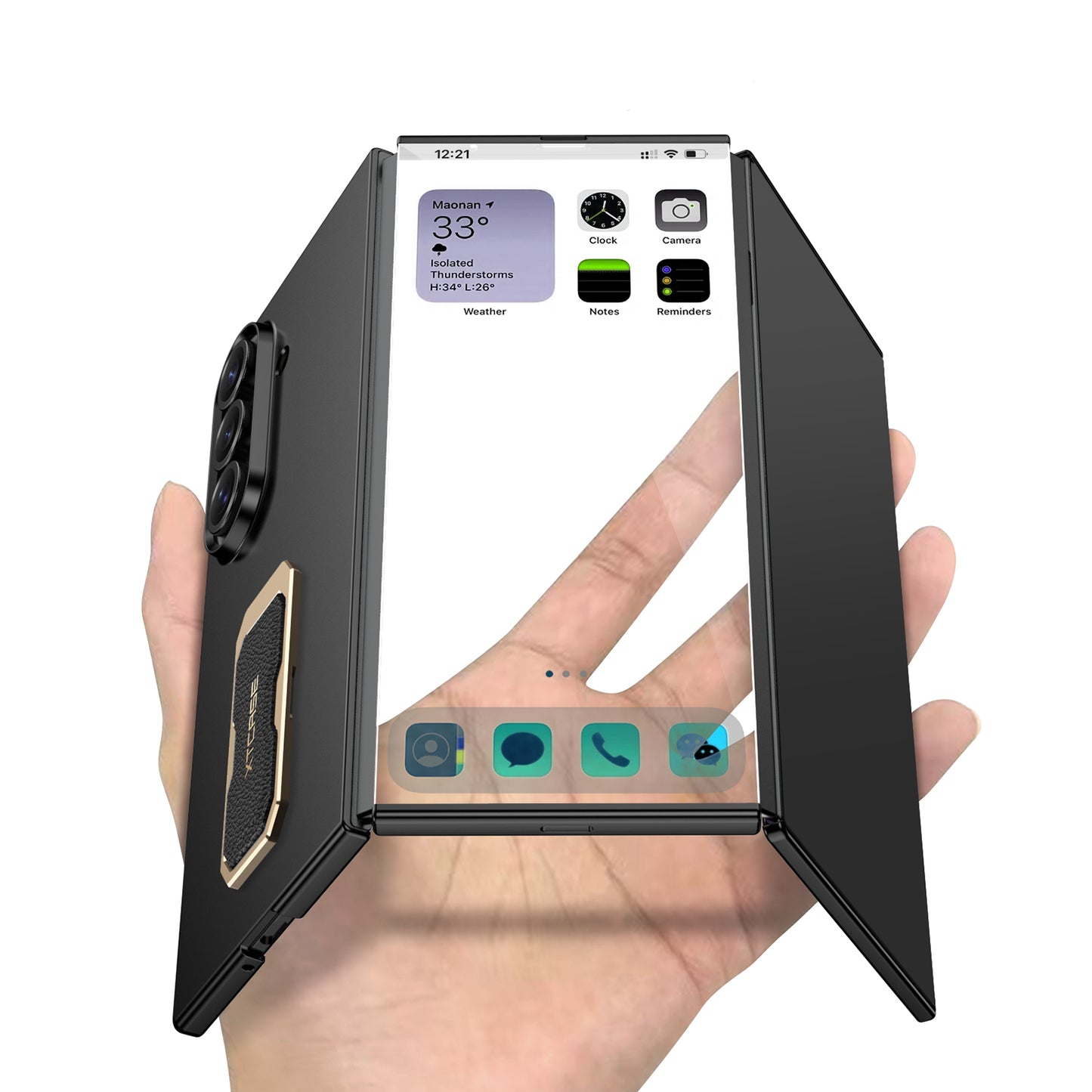 Ultra-thin Phone Case With Bracket & Screen Protector For Galaxy Z TriFold