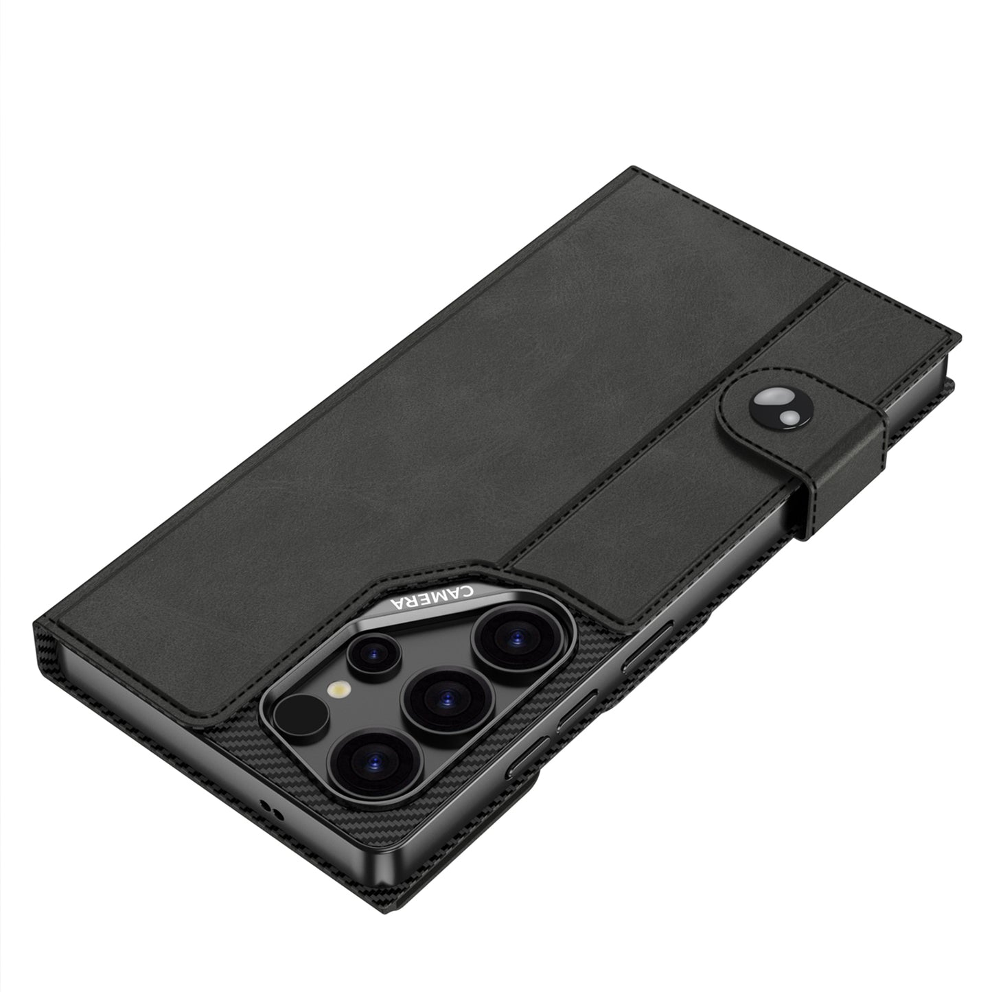 Leather Shockproof Phone Case For Galaxy S25 Ultra