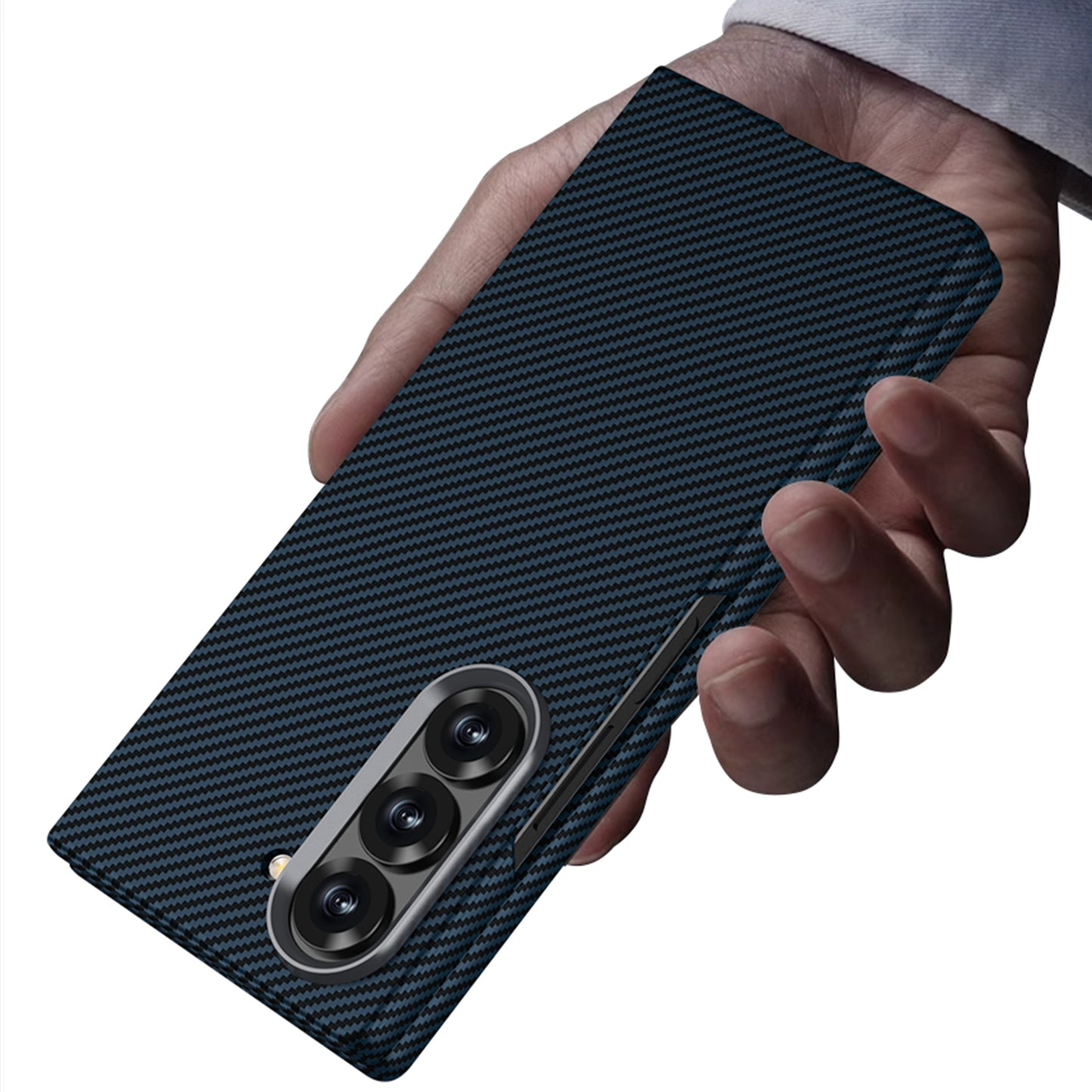 Luxurious Carbon Fiber Shockproof Phone Case For Galaxy Z Fold6