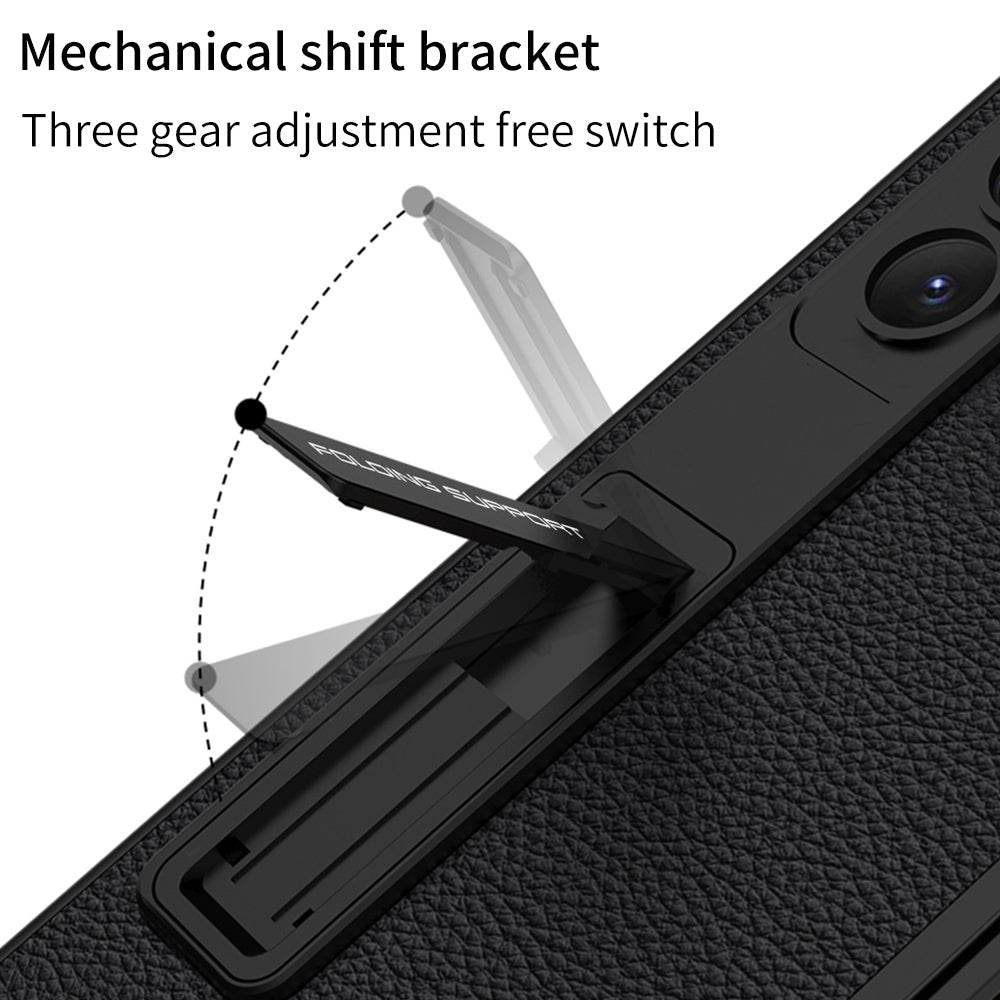 Luxury Leather Shockproof Phone Case With Screen Protector For Galaxy Z Fold6