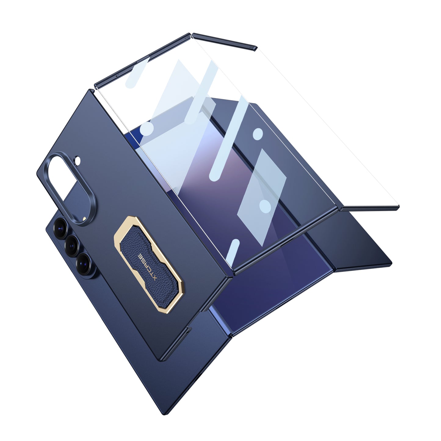 Ultra-thin Phone Case With Bracket & Screen Protector For Galaxy Z TriFold