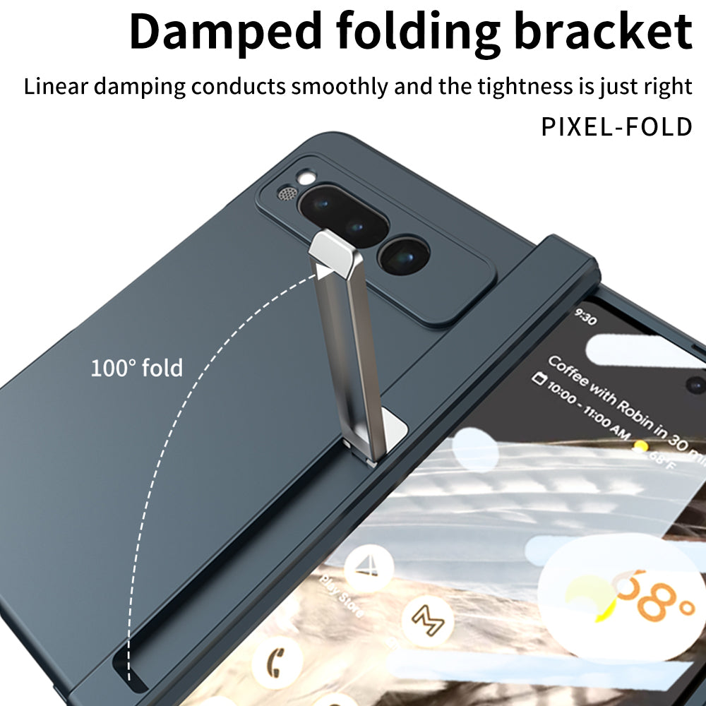 Magnetic All-inclusive Case With Tempered Film For Google Pixel Fold With Damped Folding Bracket - mycasety2023 Mycasety