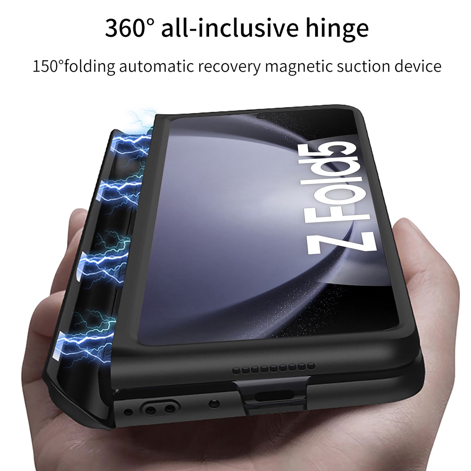 Magnetic Hinge S Pen Slot Ultra-Thin Phone Case For Samsung Galaxy Z Fold5 Fold4 Fold3 - mycasety2023 Mycasety