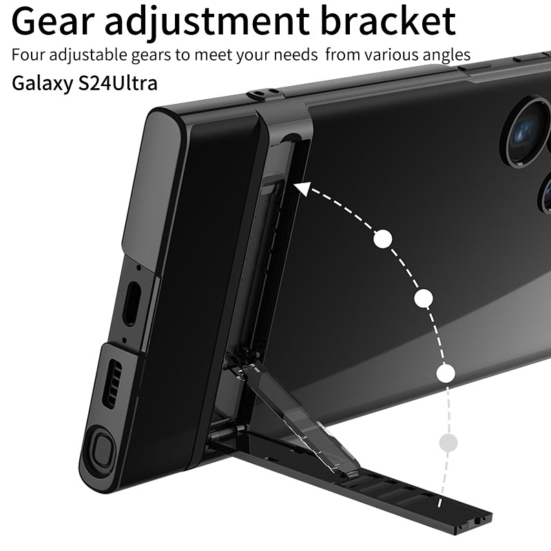 Electroplating Invisible Bracket Phone Case For Samsung Galaxy S24 S23 Ultra Plus - Mycasety Mycasety