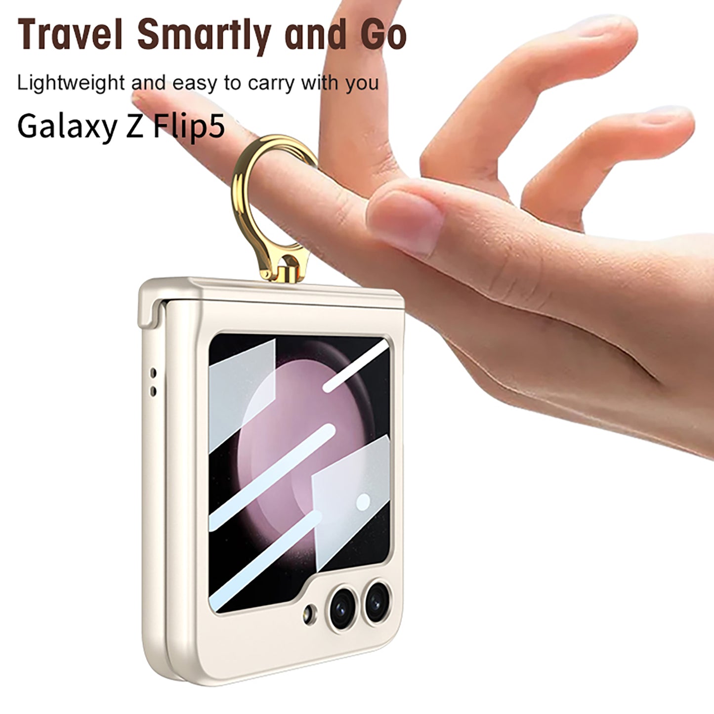 Magnetic All-included Shockproof Phone Cover For Samsung Galaxy Z Flip5 Flip4 Flip3