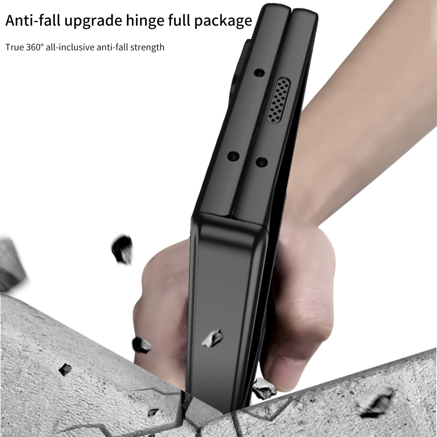 Magnetic Hinge Bracket Shockproof Phone Case With Anti-peeping Back Screen Protector For Galaxy Z Fold 6/5/4/3