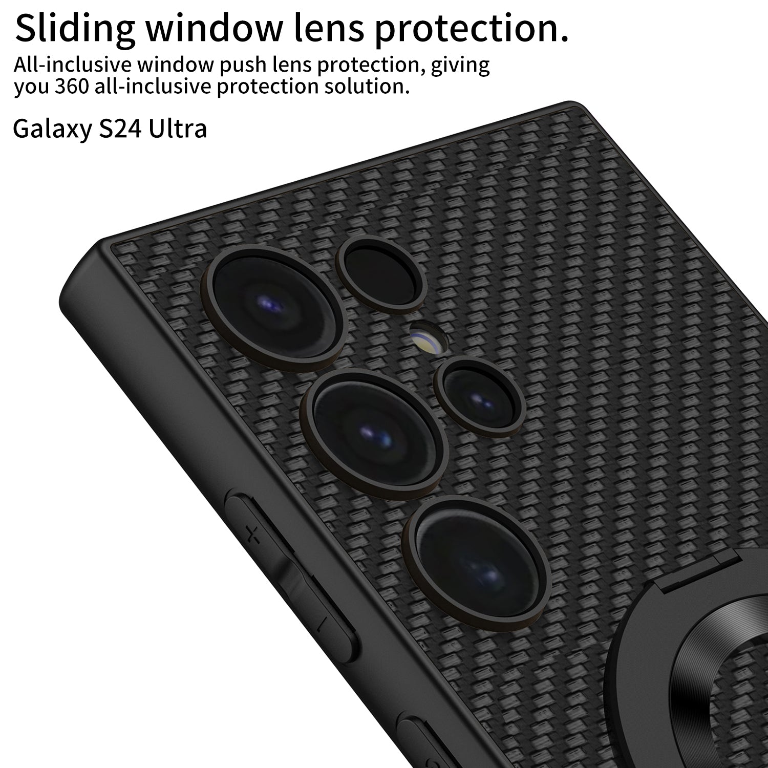 Luxury Leather Magnetic Bracket Protective Phone Case For Samsung Galaxy S24 Ultra Plus - Mycasety Mycasety